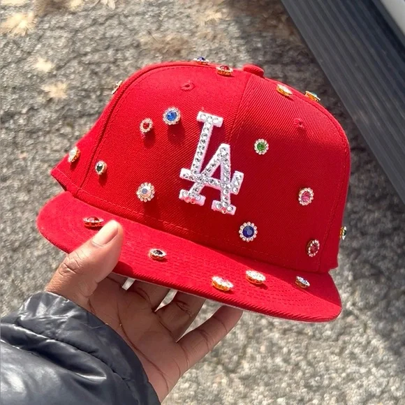 Custom Rhinestone Snapback - Picture 1 of 4